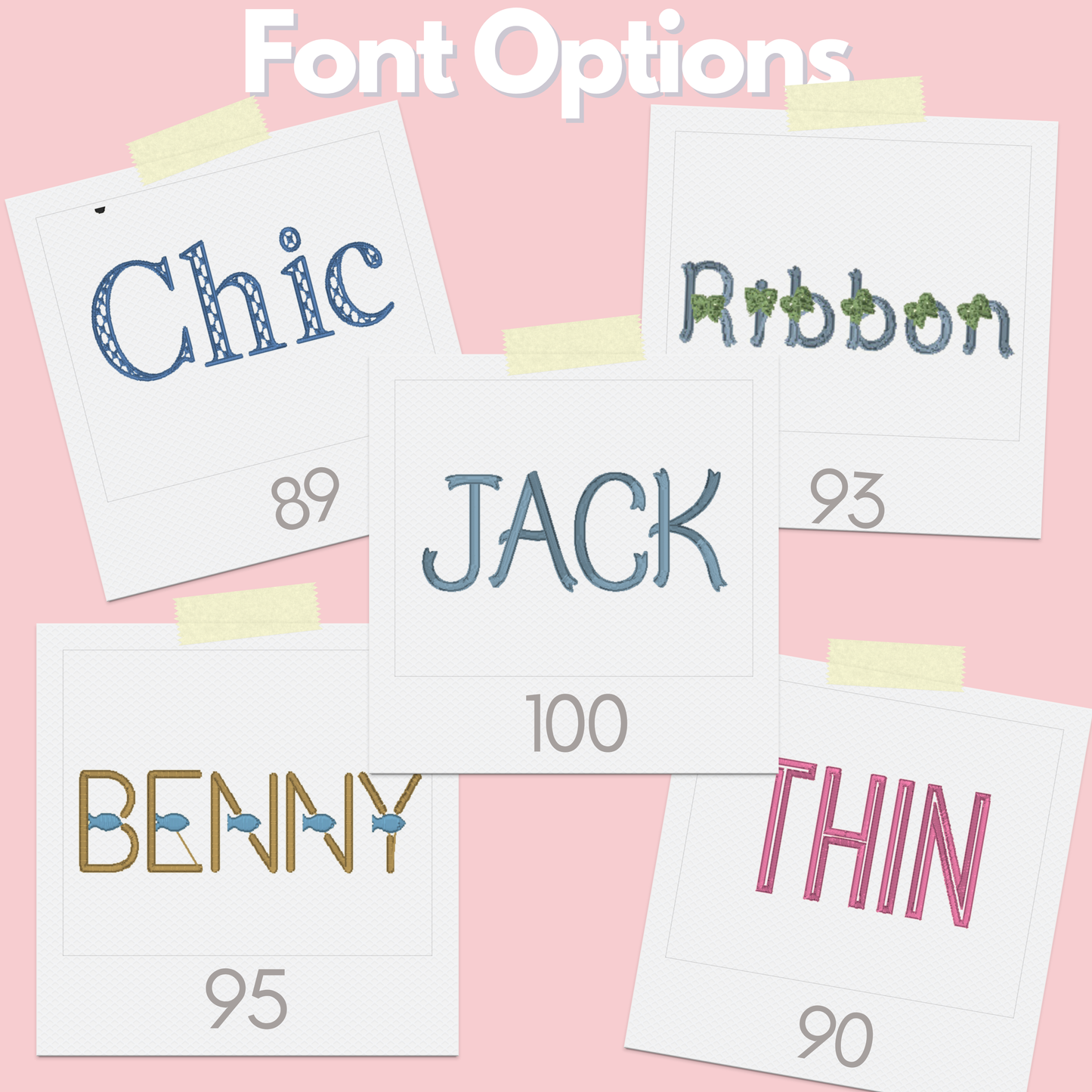 Personalized Baby Name Banner – Embroidered Scalloped Garland