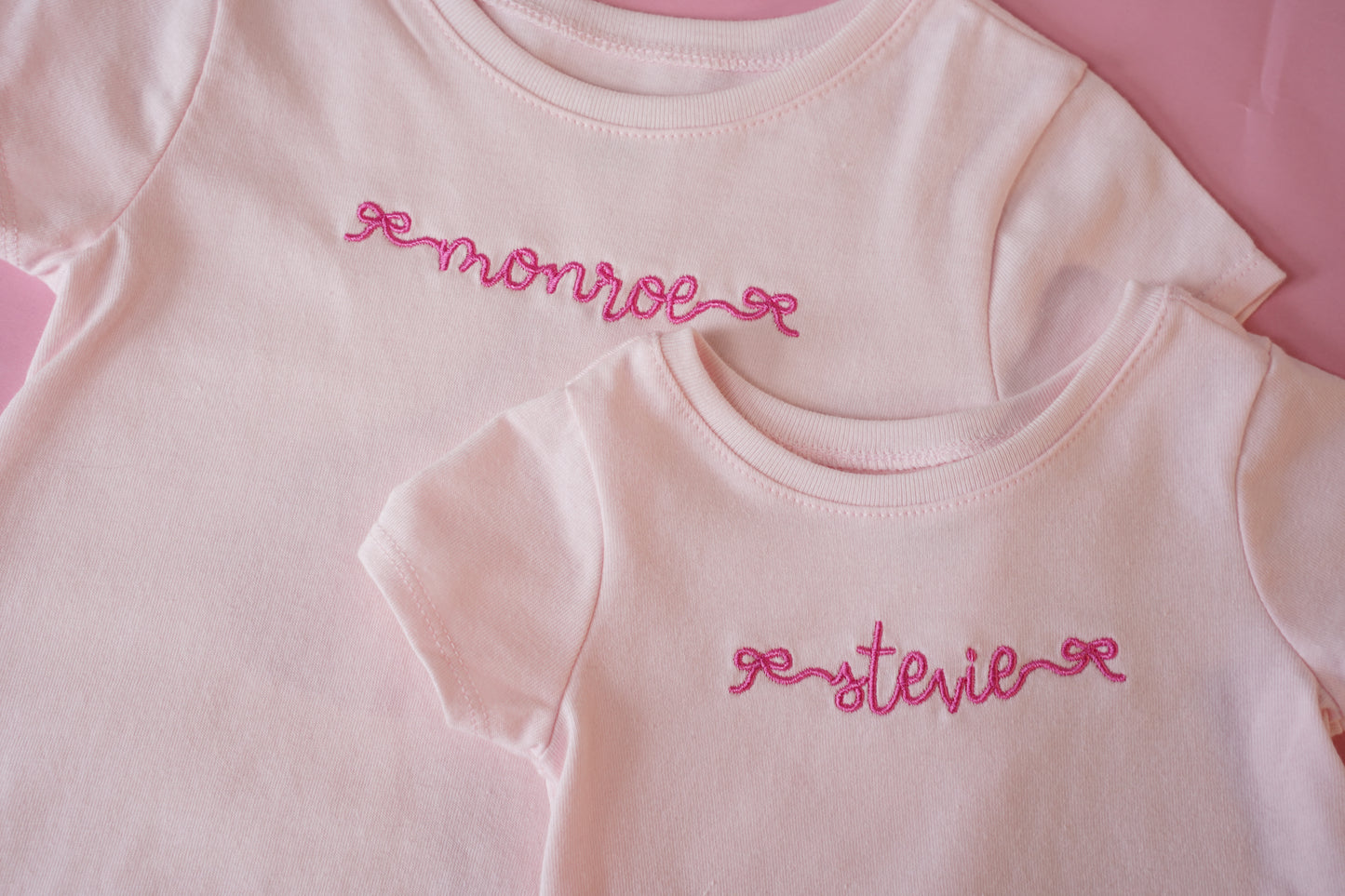 Custom Embroidered Tee – Choose Your Design or Monogram
