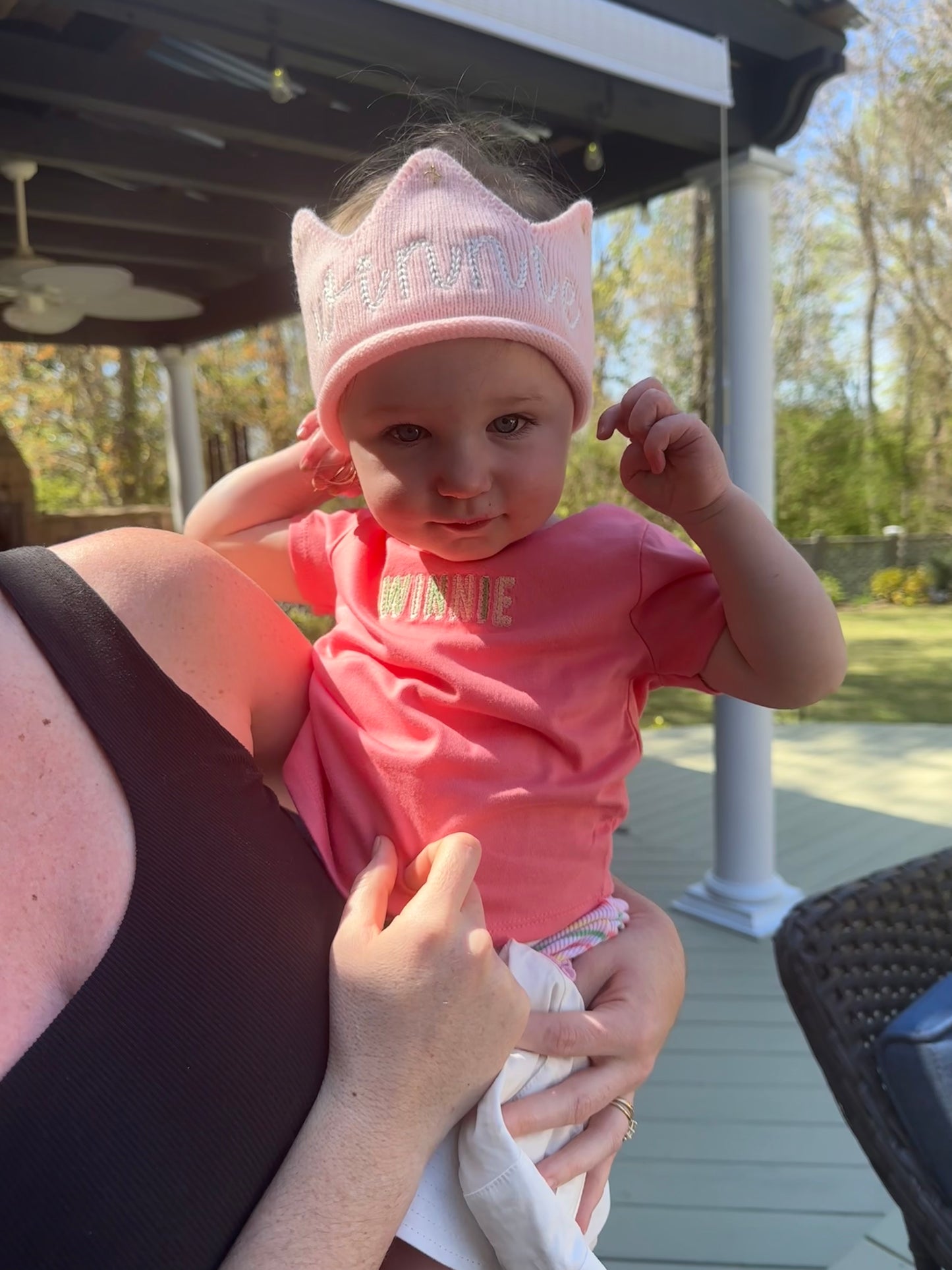 Embroidered Baby Crown