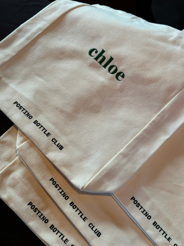 EMBROIDERED TOTE BACK AT ONSITE EMBROIDERY EVENT