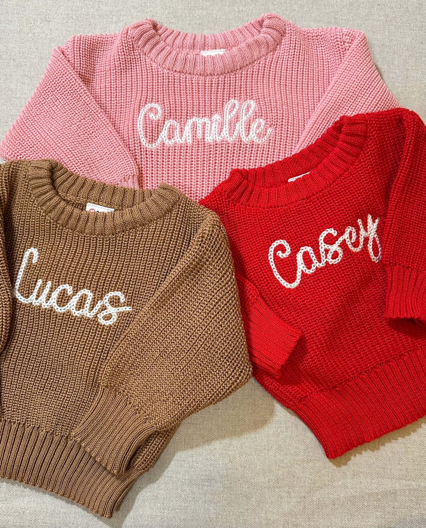 Embroidered Baby Knit Sweater