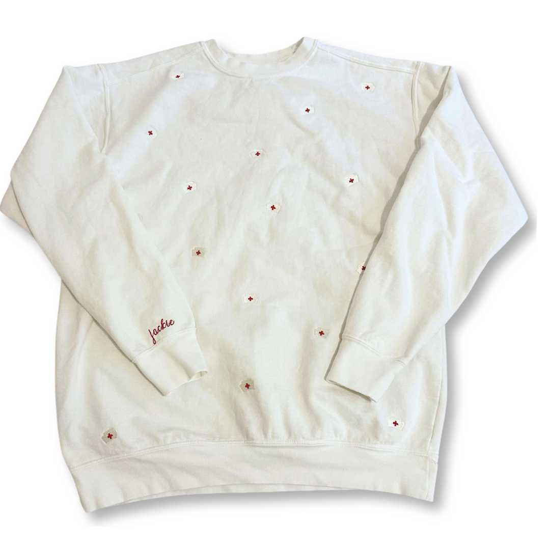 Embroidered Nurse Crew