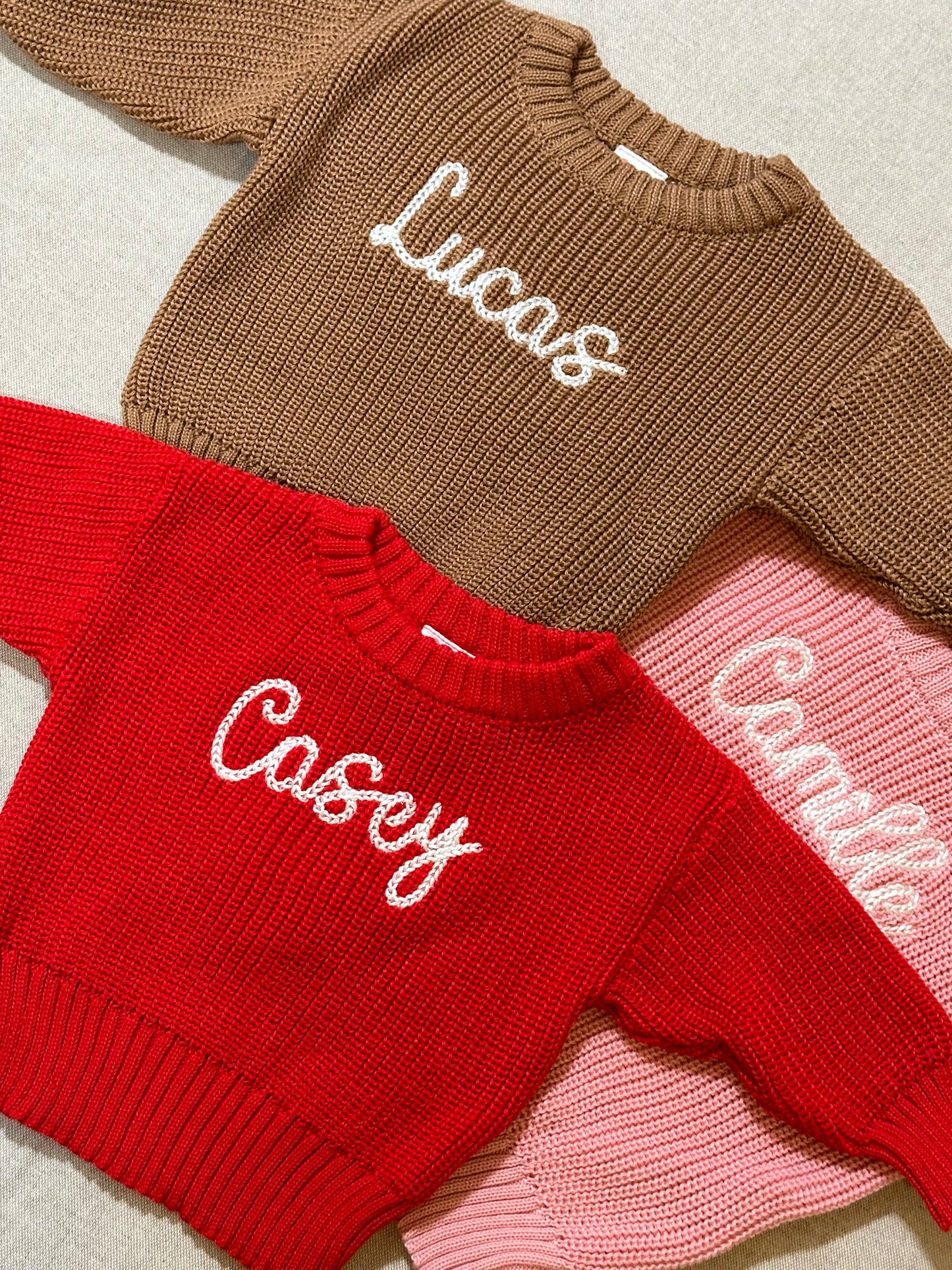 Embroidered Baby Knit Sweater